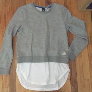 Women’s adidas jersey sweater.